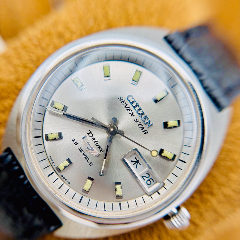 Citizen Citizen - Seven Star Deluxe 光紋 (Kōmon) – Pattern of Light - No Reserve Price - 3946-AT - Men - 1978 vintage watch - image 7