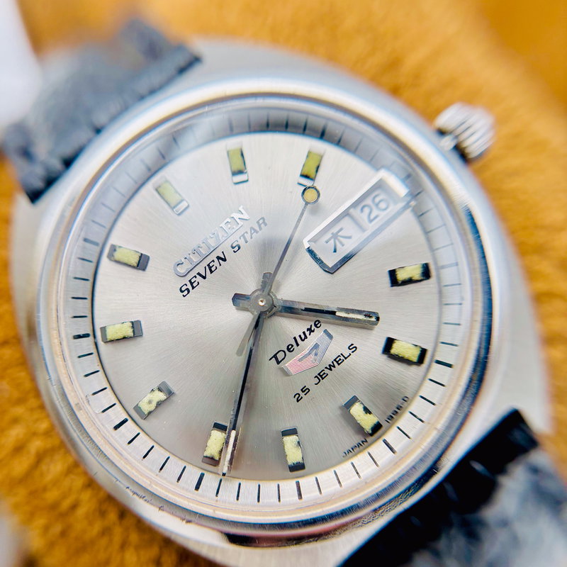 Citizen Citizen - Seven Star Deluxe 光紋 (Kōmon) – Pattern of Light - No Reserve Price - 3946-AT - Men - 1978 vintage watch - image 8