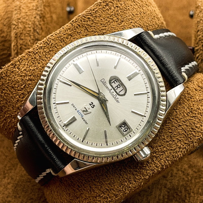 Citizen Citizen - Autodater 7 "Serviced" 霜月 (Shimotsuki) – Frost Moon - Ingen mindstepris - AW1407051 - Men - 1970-1979  vintage watch - image 3