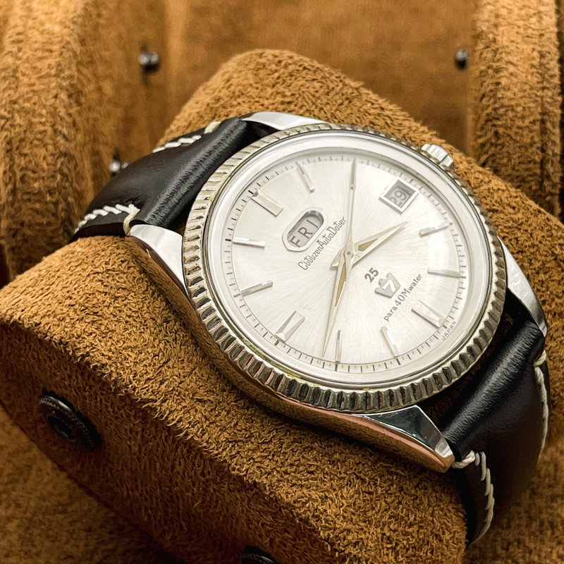 Citizen Citizen - Autodater 7 "Serviced" 霜月 (Shimotsuki) – Frost Moon - Ingen mindstepris - AW1407051 - Men - 1970-1979  vintage watch - image 13
