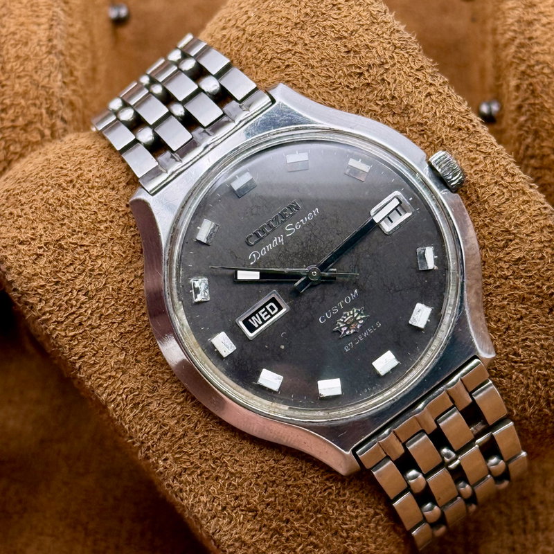Citizen Citizen - Dandy Seven Custom 夜霧 (Yogiri) – Night Mist - No Reserve Price - APSS3003-Y - Men - 1978 vintage watch - image 9