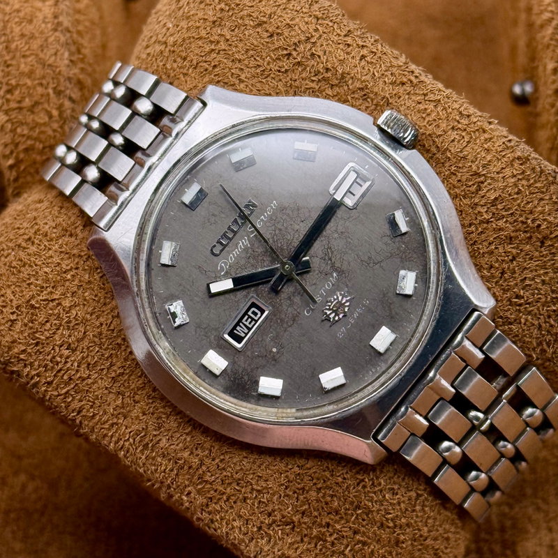 Citizen Citizen - Dandy Seven Custom 夜霧 (Yogiri) – Night Mist - No Reserve Price - APSS3003-Y - Men - 1978 vintage watch - image 11