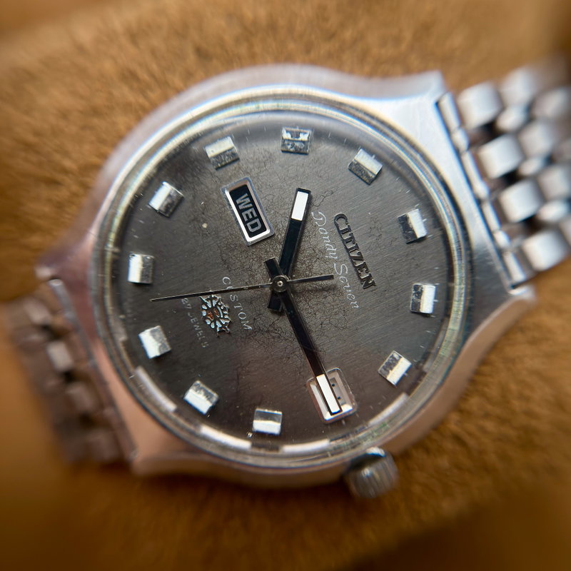 Citizen Citizen - Dandy Seven Custom 夜霧 (Yogiri) – Night Mist - No Reserve Price - APSS3003-Y - Men - 1978 vintage watch - image 13