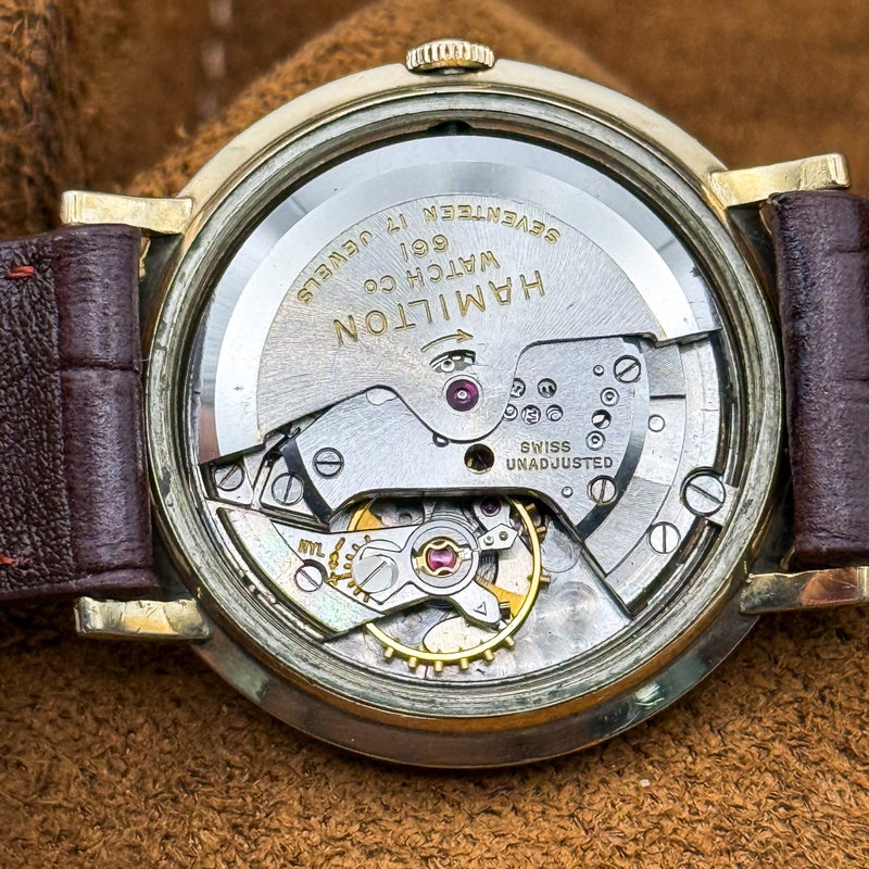 Hamilton Hamilton - 10k GOLD-FILLED "cal. 661 - No reserve price - K456 - Men - 1956 vintage watch - image 26