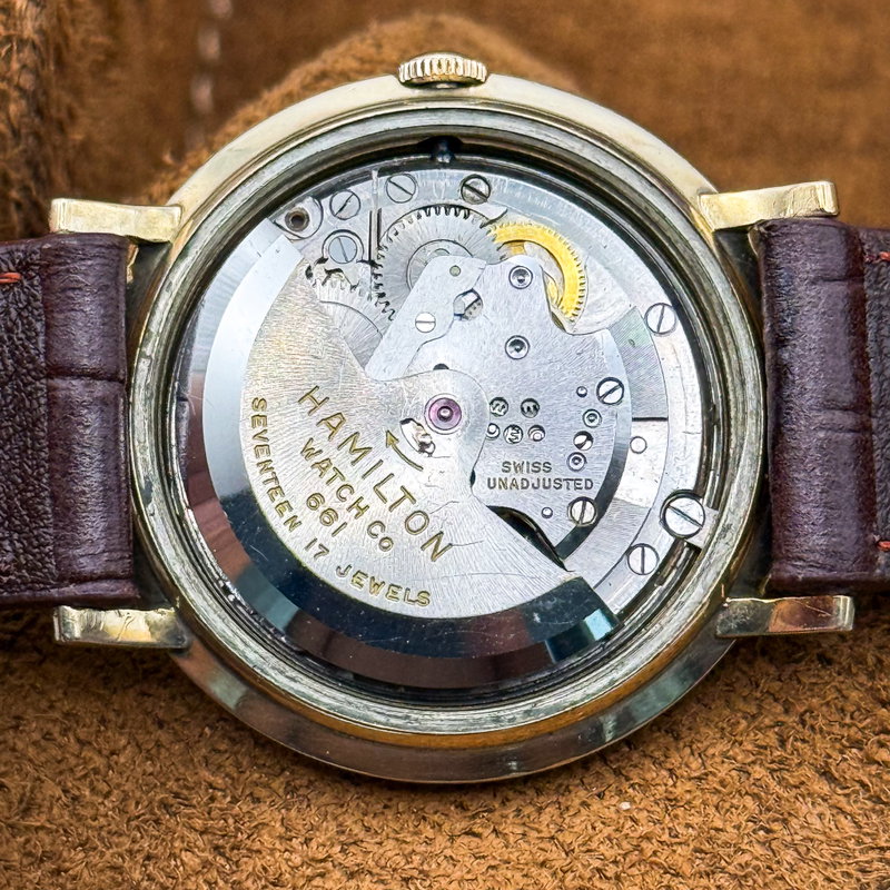 Hamilton Hamilton - 10k GOLD-FILLED "cal. 661 - No reserve price - K456 - Men - 1956 vintage watch - image 27