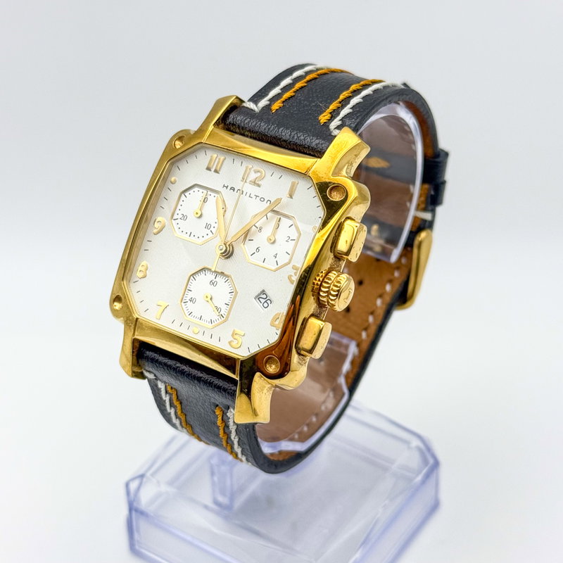 Hamilton Hamilton - Square Chronograph - No reserve price - 6318 - Men - 1990-1999 vintage watch - image 3