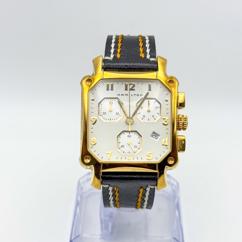 Hamilton Hamilton - Square Chronograph - No reserve price - 6318 - Men - 1990-1999 vintage watch - image 1