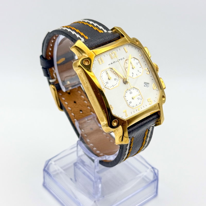 Hamilton Hamilton - Square Chronograph - No reserve price - 6318 - Men - 1990-1999 vintage watch - image 5