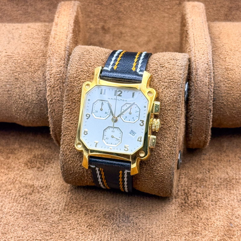 Hamilton Hamilton - Square Chronograph - No reserve price - 6318 - Men - 1990-1999 vintage watch - image 10
