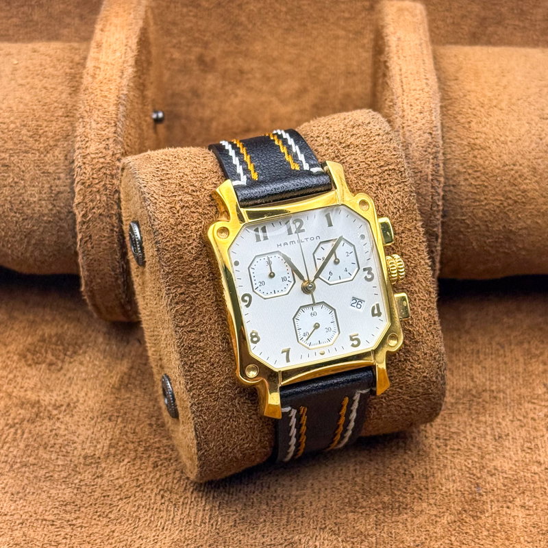Hamilton Hamilton - Square Chronograph - No reserve price - 6318 - Men - 1990-1999 vintage watch - image 13