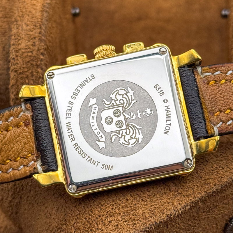Hamilton Hamilton - Square Chronograph - No reserve price - 6318 - Men - 1990-1999 vintage watch - image 23