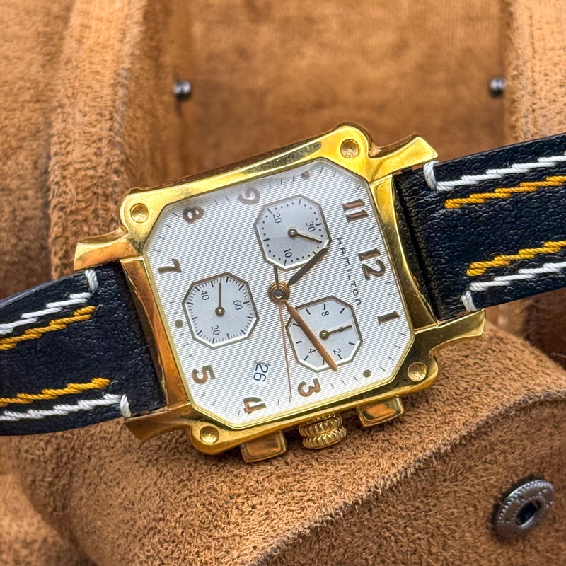 Hamilton Hamilton - Square Chronograph - No reserve price - 6318 - Men - 1990-1999 vintage watch - image 24