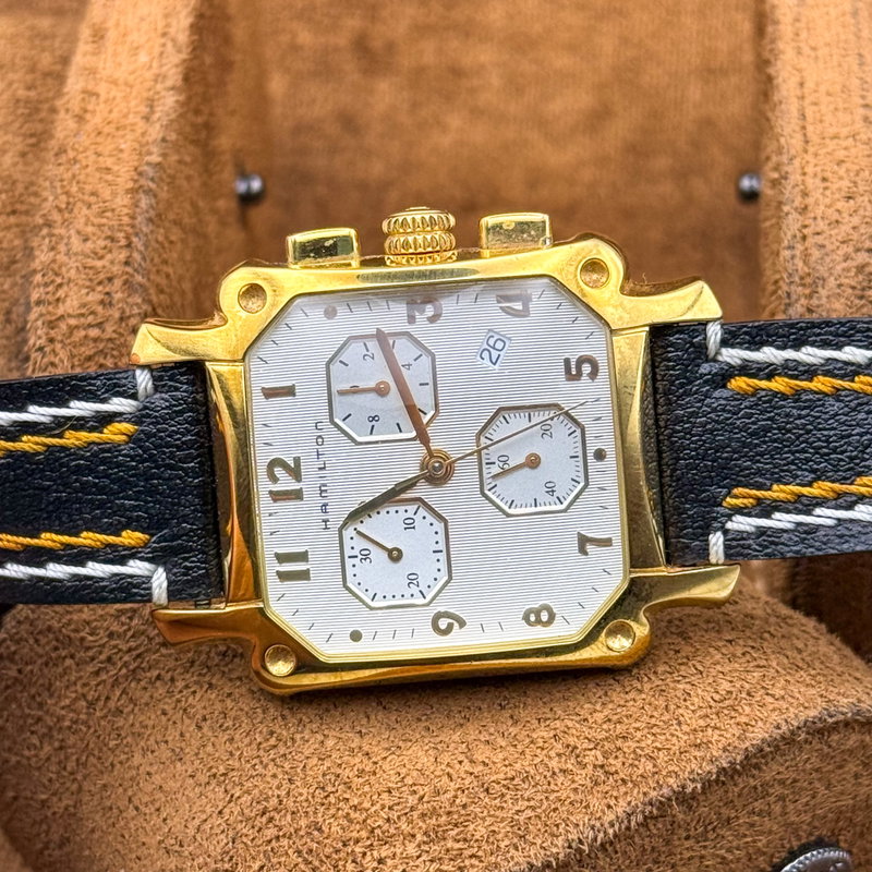 Hamilton Hamilton - Square Chronograph - No reserve price - 6318 - Men - 1990-1999 vintage watch - image 26