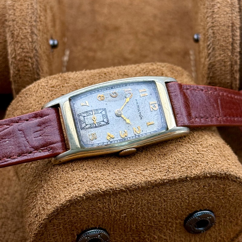 Hamilton Hamilton - Art Deco Tonneau [14K GOLD-FILLED] - No Reserve Price - H083846 - Men - 1930 vintage watch - image 17