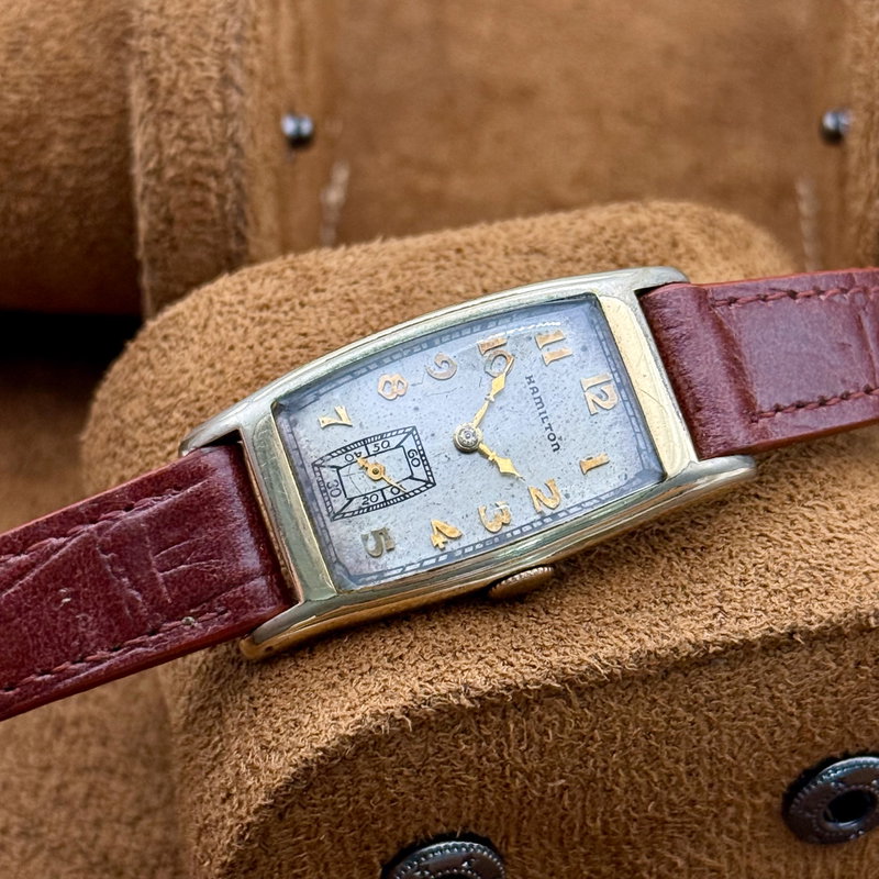 Hamilton Hamilton - Art Deco Tonneau [14K GOLD-FILLED] - No Reserve Price - H083846 - Men - 1930 vintage watch - image 18