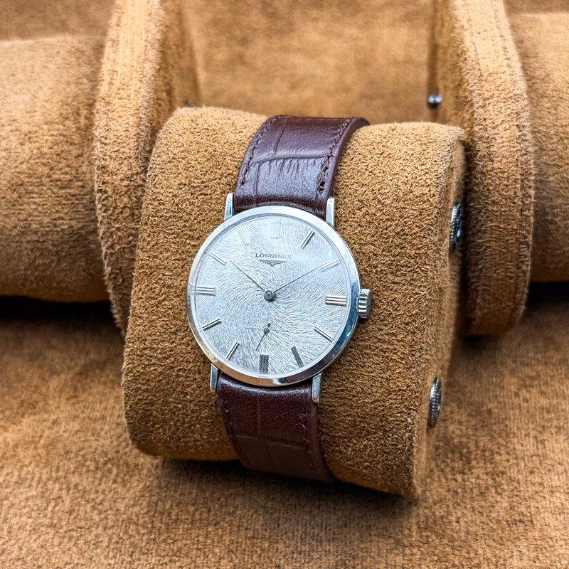 Longines Longines - "10k GOLD-FILLED" [Historic Postwar Engraving] - No reserve price - 520361 - Men - 1958 vintage watch - image 10