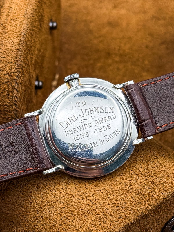 Longines Longines - "10k GOLD-FILLED" [Historic Postwar Engraving] - No reserve price - 520361 - Men - 1958 vintage watch - image 26