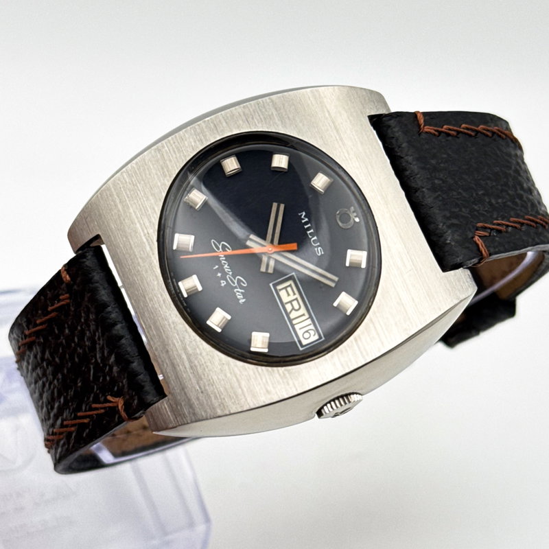 Milus Milus - Snow Star - No reserve price - Automatic - Men - 1970-1979 vintage watch - image 9
