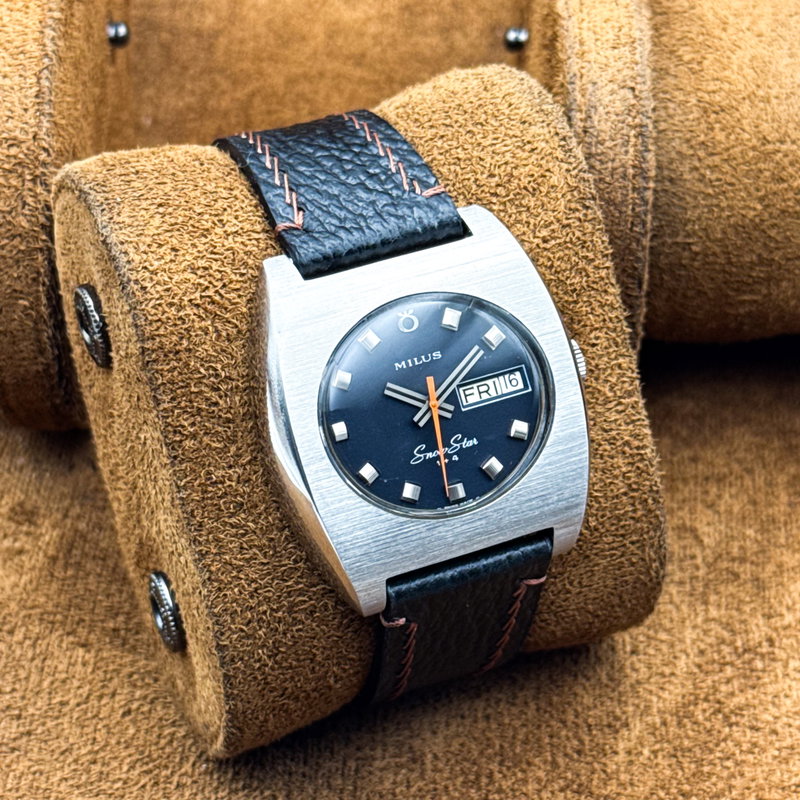 Milus Milus - Snow Star - No reserve price - Automatic - Men - 1970-1979 vintage watch - image 12