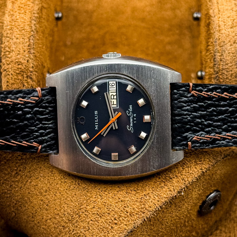Milus Milus - Snow Star - No reserve price - Automatic - Men - 1970-1979 vintage watch - image 23