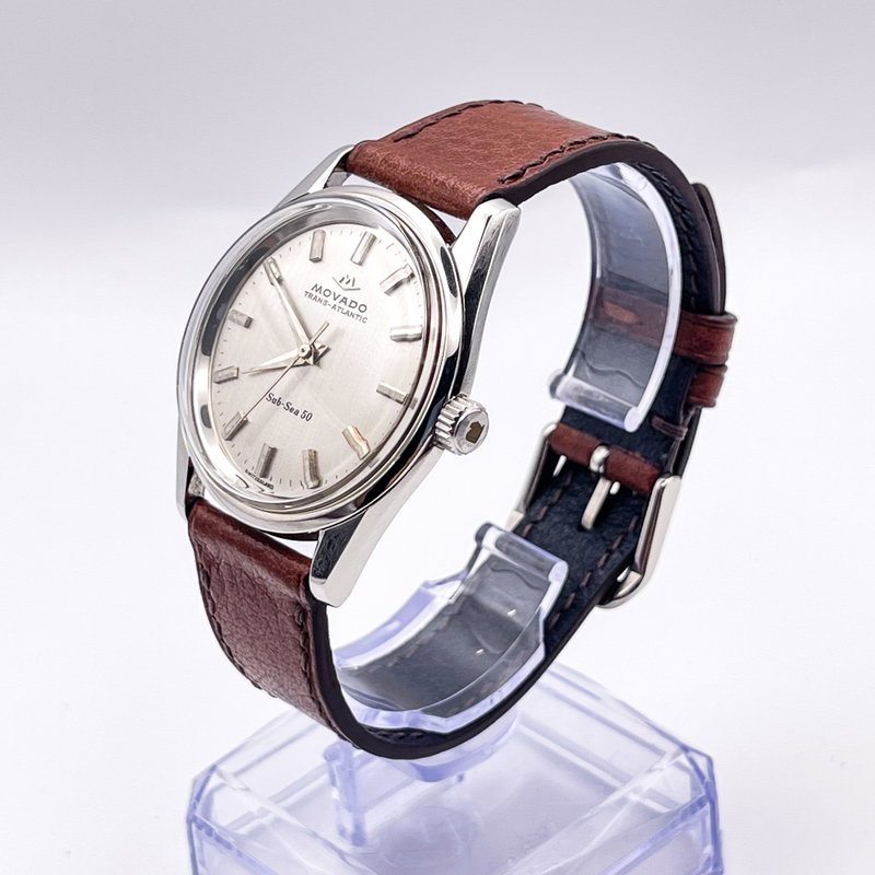 Movado Movado - Trans-Atlantic "Sub-Sea 50" - No Reserve Price - J13091 - Men - 1960-1969 vintage watch - image 3