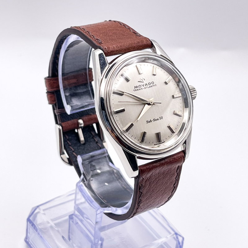 Movado Movado - Trans-Atlantic "Sub-Sea 50" - No Reserve Price - J13091 - Men - 1960-1969 vintage watch - image 4