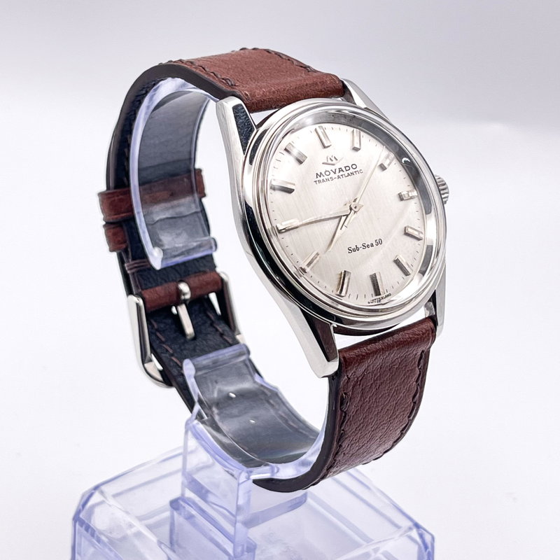 Movado Movado - Trans-Atlantic "Sub-Sea 50" - No Reserve Price - J13091 - Men - 1960-1969 vintage watch - image 6