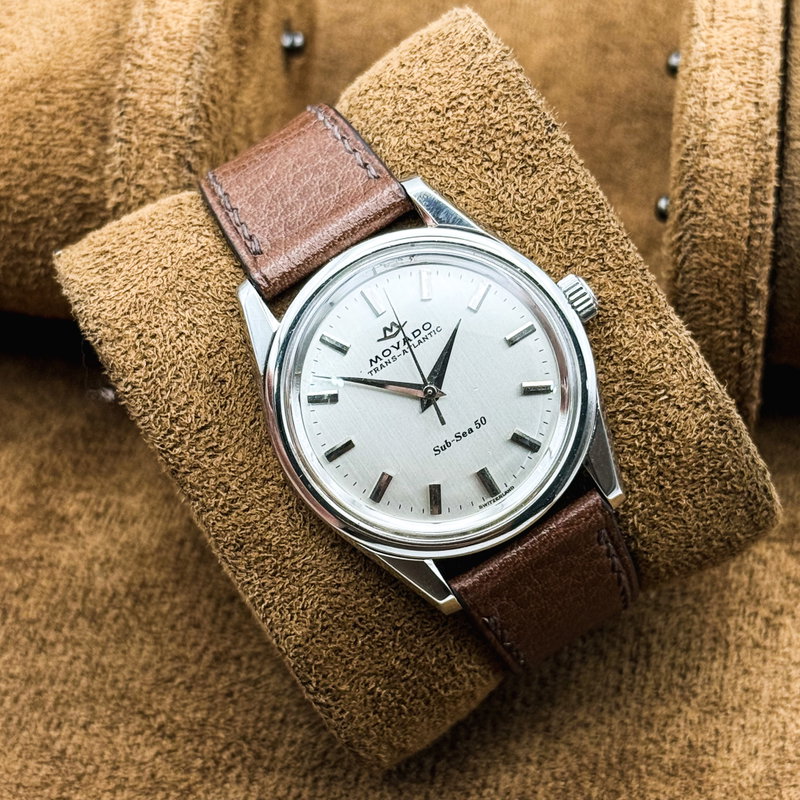 Movado Movado - Trans-Atlantic "Sub-Sea 50" - No Reserve Price - J13091 - Men - 1960-1969 vintage watch - image 13