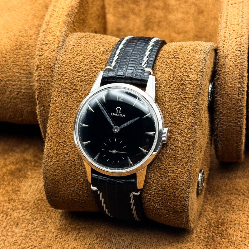 Omega Omega - Caliber 266 'black dial' - 2495-22 - Men - 1952 vintage watch - image 11