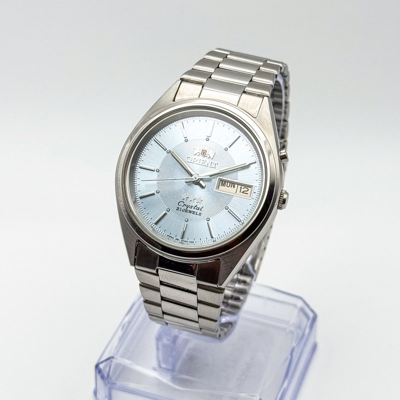 Orient Orient - Crystal Triple Star - No reserve price - EM04-D0 CA - Men - 1980-1989 vintage watch - image 4