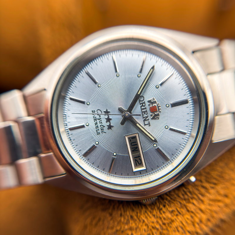 Orient Orient - Crystal Triple Star - No reserve price - EM04-D0 CA - Men - 1980-1989 vintage watch - image 23