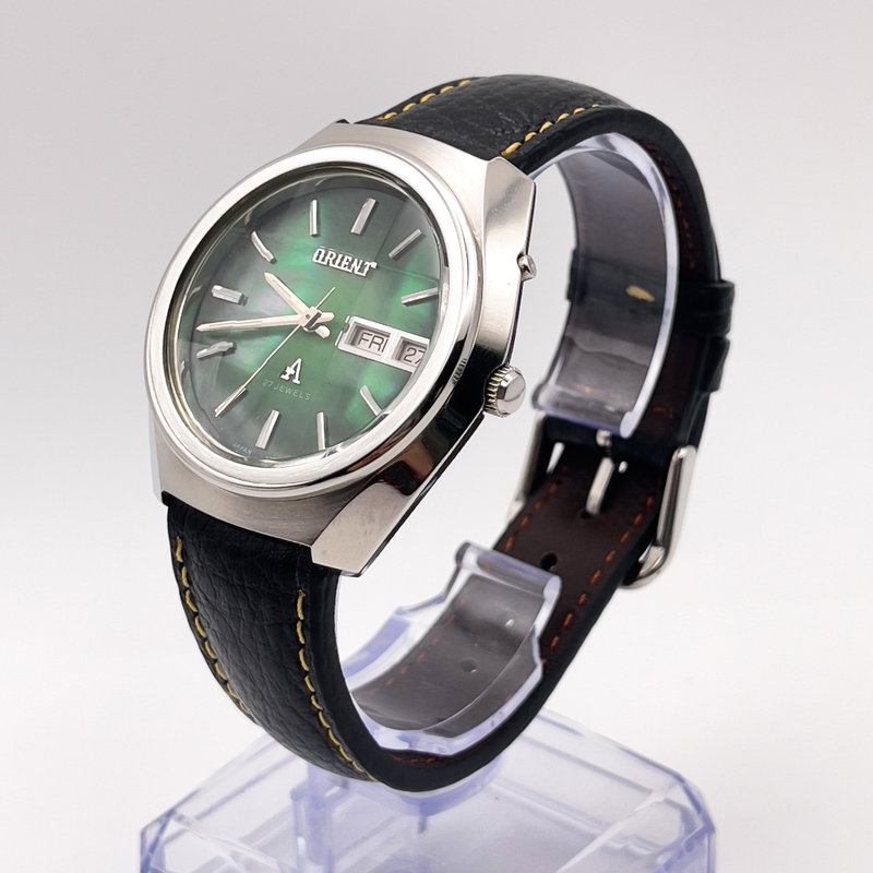 Orient Orient - Chrono Ace "Vivid Green Sunburst" 放光 – Hōkō – Emitted Light - No reserve price - Men - 1970-1979  vintage watch - image 3
