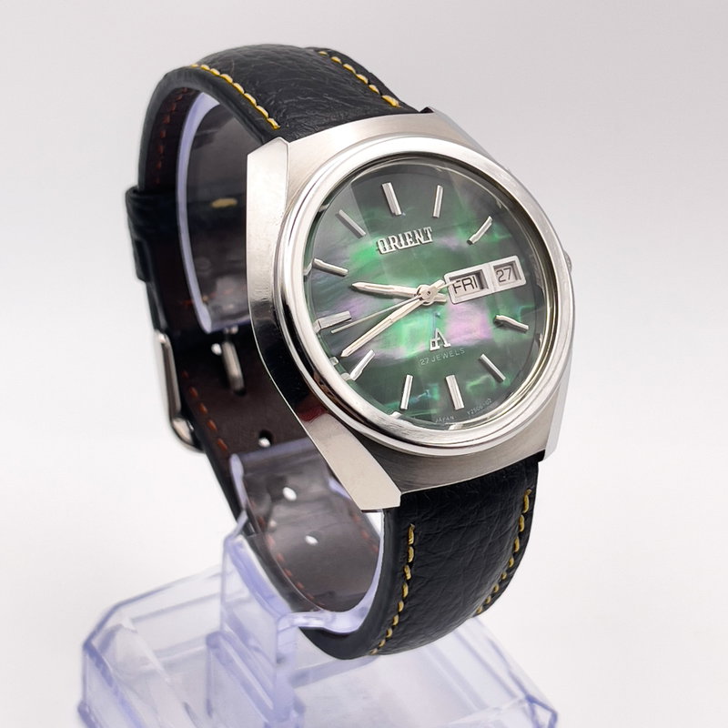 Orient Orient - Chrono Ace "Vivid Green Sunburst" 放光 – Hōkō – Emitted Light - No reserve price - Men - 1970-1979  vintage watch - image 4