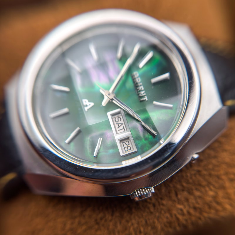 Orient Orient - Chrono Ace "Vivid Green Sunburst" 放光 – Hōkō – Emitted Light - No reserve price - Men - 1970-1979  vintage watch - image 21