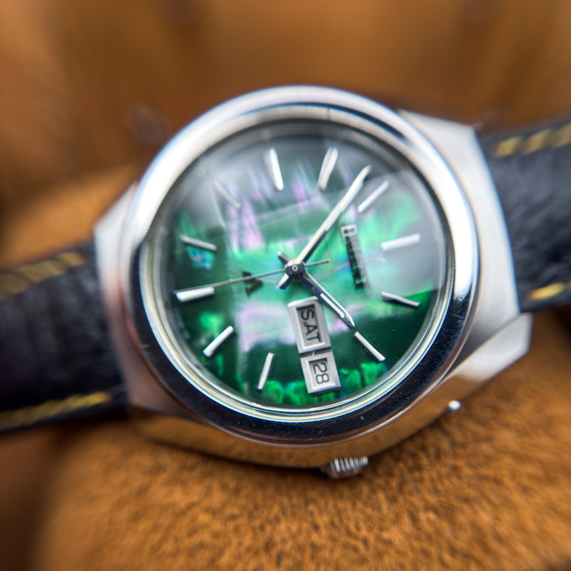 Orient Orient - Chrono Ace "Vivid Green Sunburst" 放光 – Hōkō – Emitted Light - No reserve price - Men - 1970-1979  vintage watch - image 23