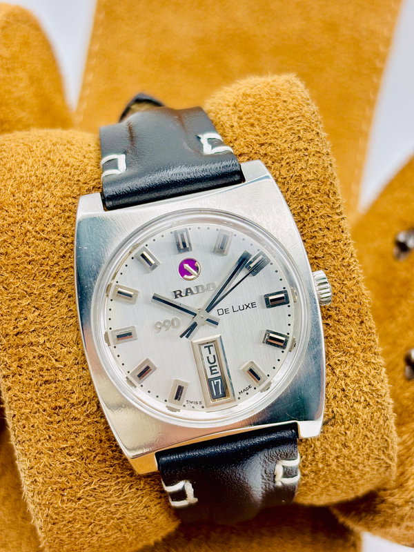 Rado Rado - 990 De Luxe - No reserve price - 11860 - Men - 1970-1979 vintage watch - image 3