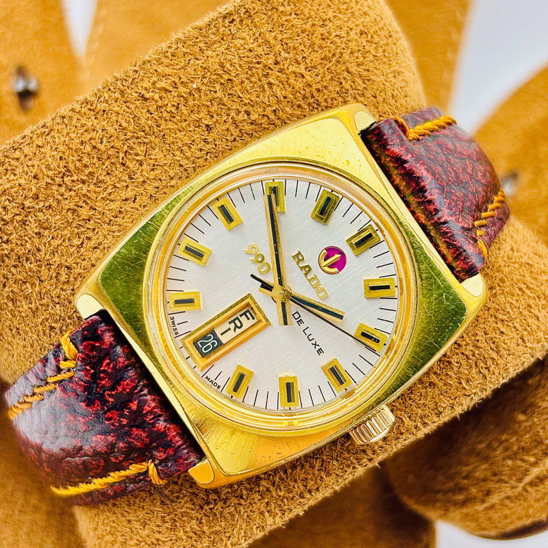 Rado Rado - Deluxe 990 - No reserve price - 11861-1 - Men - 1970-1979  vintage watch - image 2