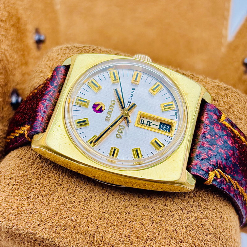 Rado Rado - Deluxe 990 - No reserve price - 11861-1 - Men - 1970-1979  vintage watch - image 4