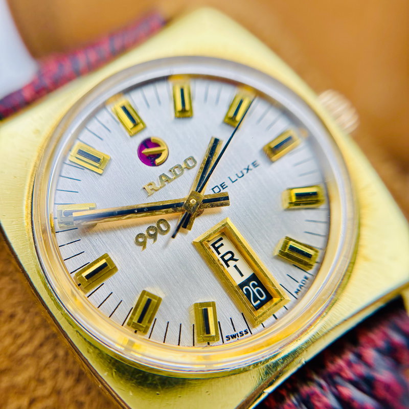 Rado Rado - Deluxe 990 - No reserve price - 11861-1 - Men - 1970-1979  vintage watch - image 8