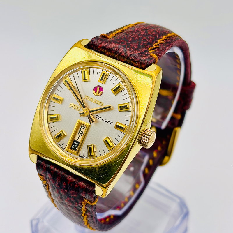 Rado Rado - Deluxe 990 - No reserve price - 11861-1 - Men - 1970-1979  vintage watch - image 17
