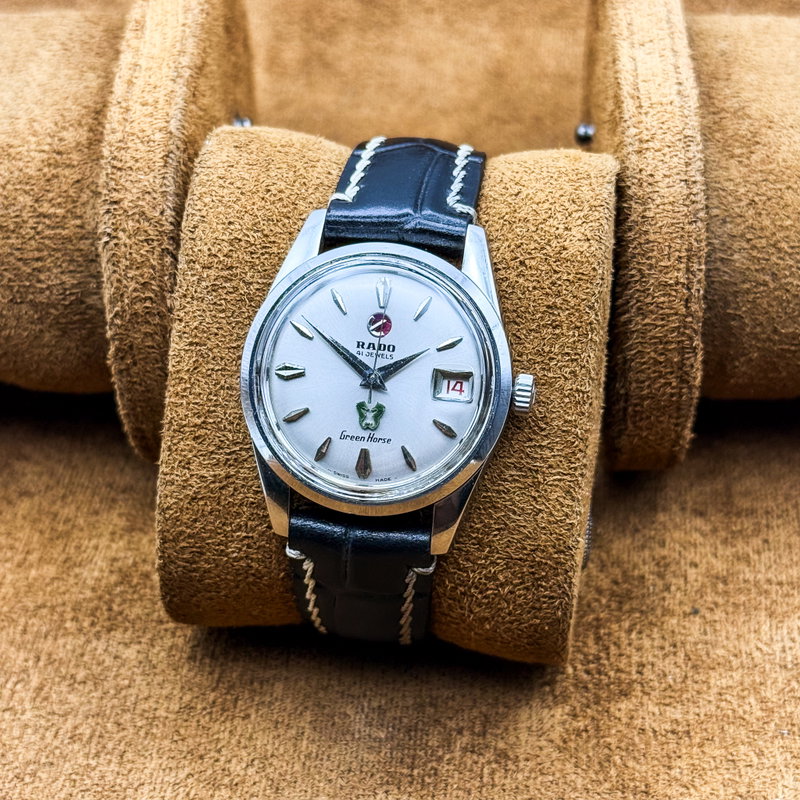Rado Rado - Green Horse - No reserve price - 11657/1 - Men - 1969 vintage watch - image 9