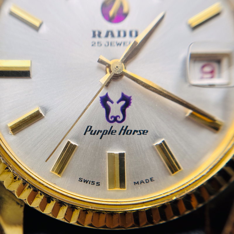 Rado Rado - Purple Horse - No reserve price - 11762 - Men - 1970-1979 vintage watch - image 10
