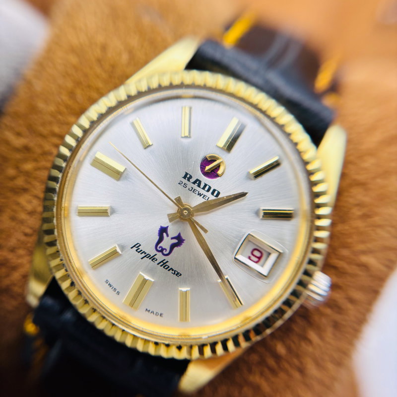 Rado Rado - Purple Horse - No reserve price - 11762 - Men - 1970-1979 vintage watch - image 12