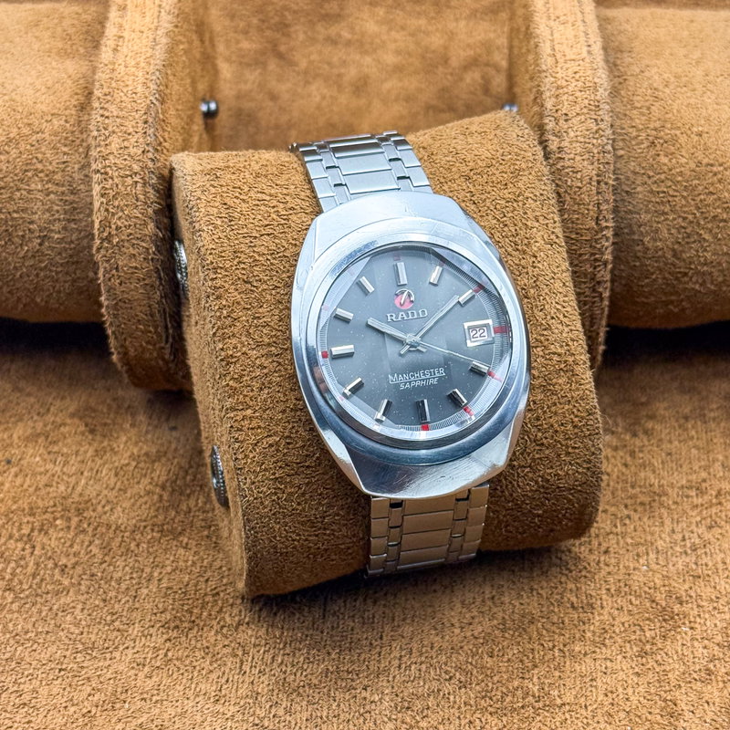 Rado Rado - Manchester Sapphire - No reserve price - 653114 - Men - 1970-1979 vintage watch - image 5