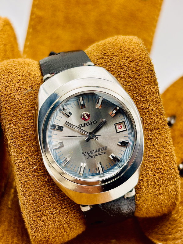 Rado Rado - Manchester Sapphire - No reserve price - 657106 - Men - 1970-1979 vintage watch - image 2