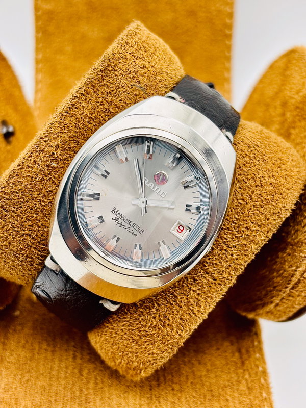 Rado Rado - Manchester Sapphire - No reserve price - 657106 - Men - 1970-1979 vintage watch - image 3