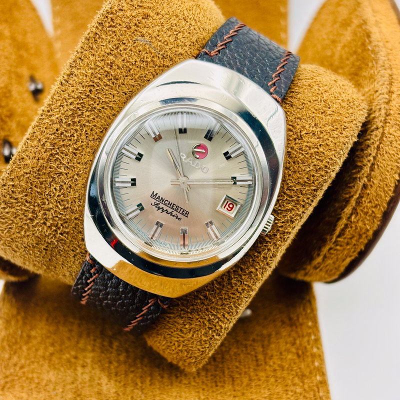 Rado Rado - Manchester Sapphire - No reserve price - Men - 1970-1979  vintage watch - image 4