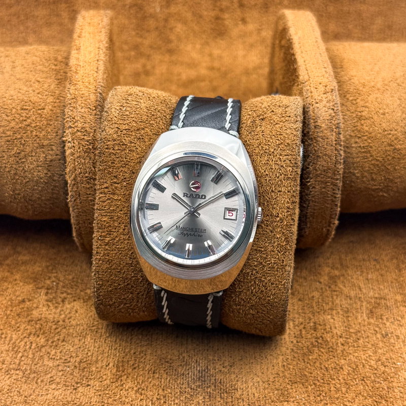 Rado Rado - Manchester Sapphire - No reserve price - 659655 - Men - 1970-1979 vintage watch - image 11