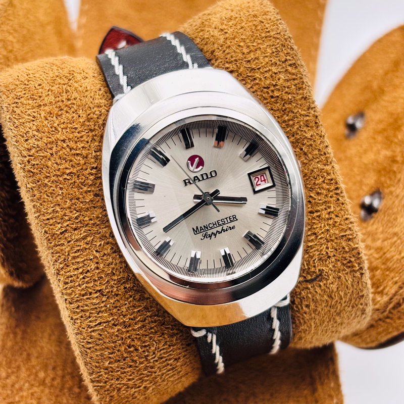 Rado Rado - Manchester Sapphire - No reserve price - 657466 - Men - 1970-1979  vintage watch - image 2