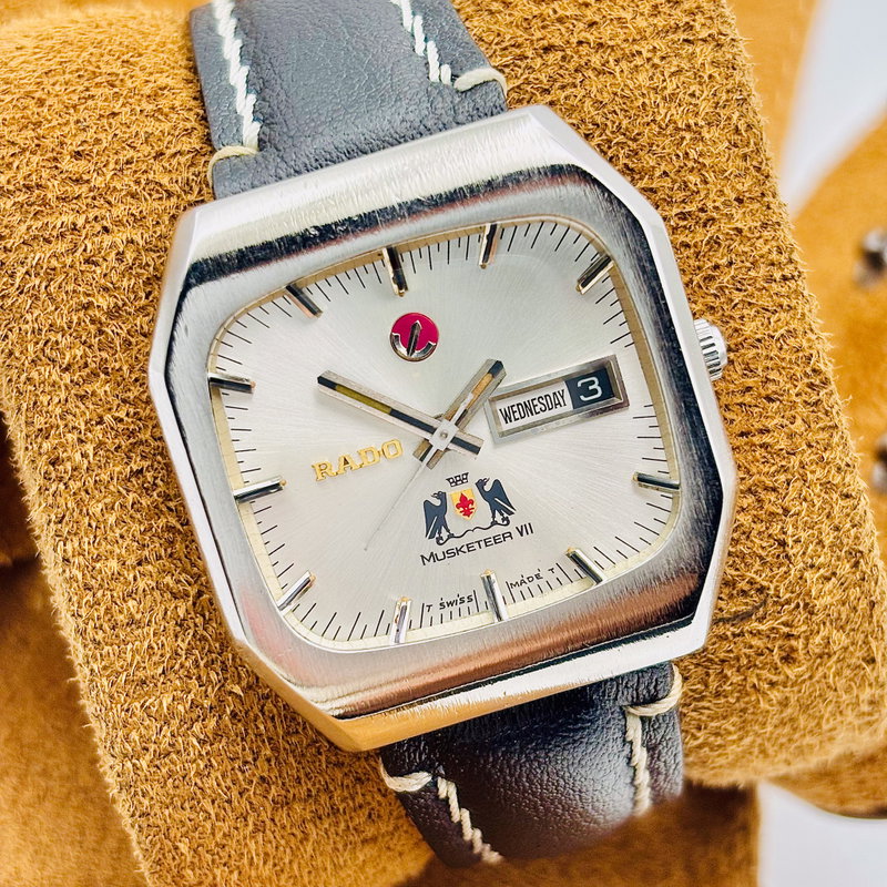 Rado Rado - Musketeer VII - No reserve price - 11930 - Men - 1970-1979  vintage watch - image 2